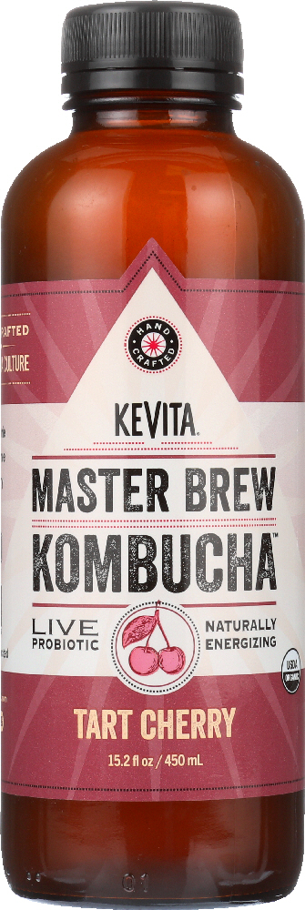 KEVITA: Organic Master Brew Kombucha Tart Cherry, 15.2 oz - 0853311003617