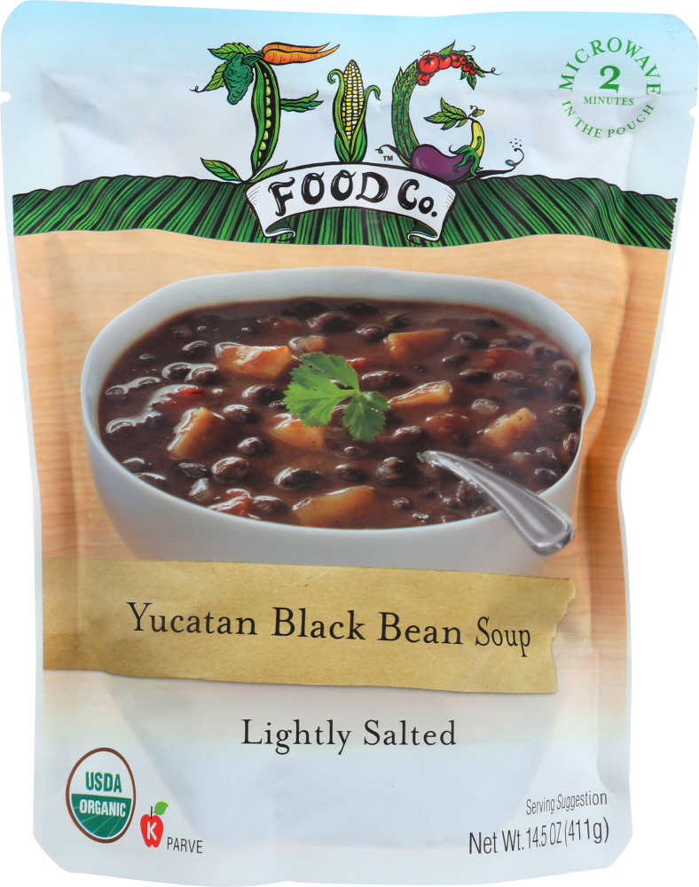 FIG FOOD: Soup Black Bean Yucatan Organic, 14.5 oz - 0853434002351