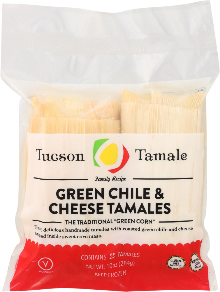 Tamales, Green Chile & Cheese - 853437002037