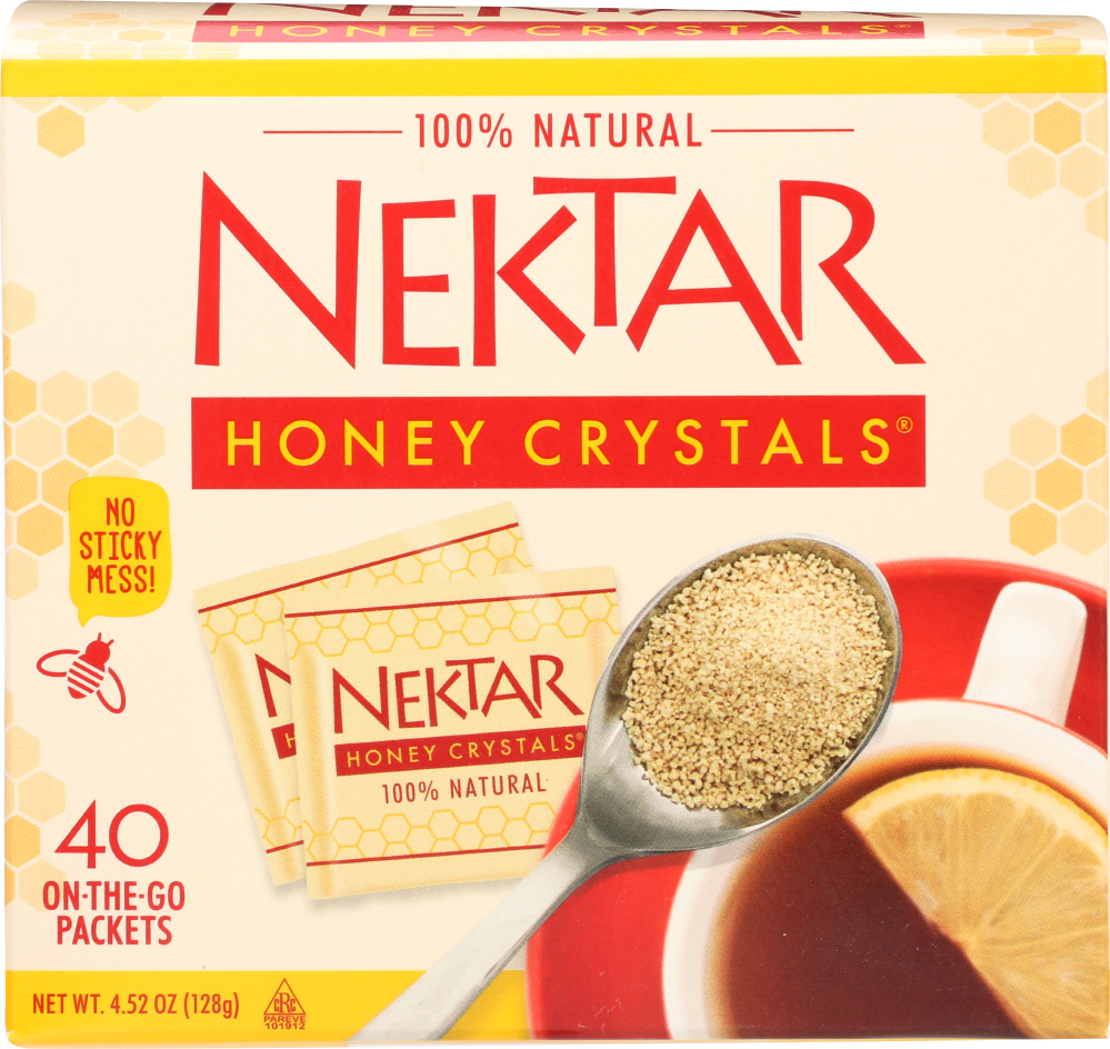 NEKTAR: Honey Crystals On the Go Packets, 40 pc - 0853450004063