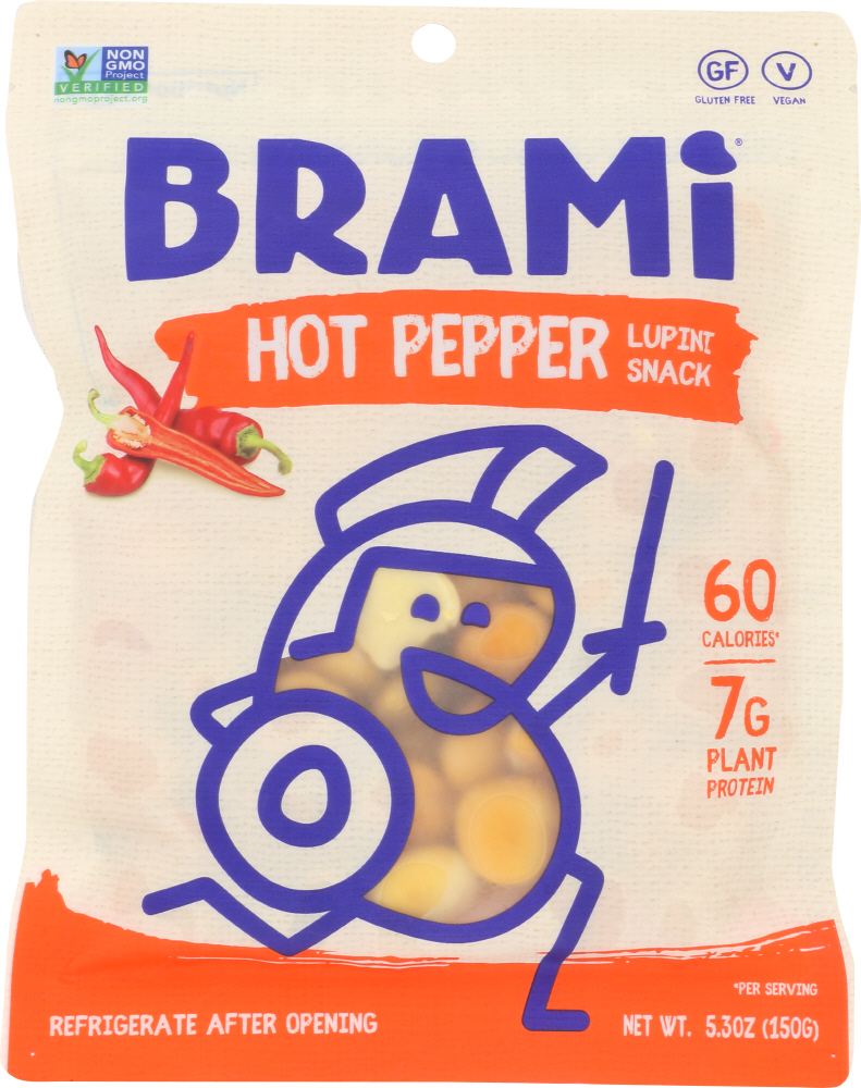 Hot Pepper Lupini Snack, Hot Pepper - 853479006031