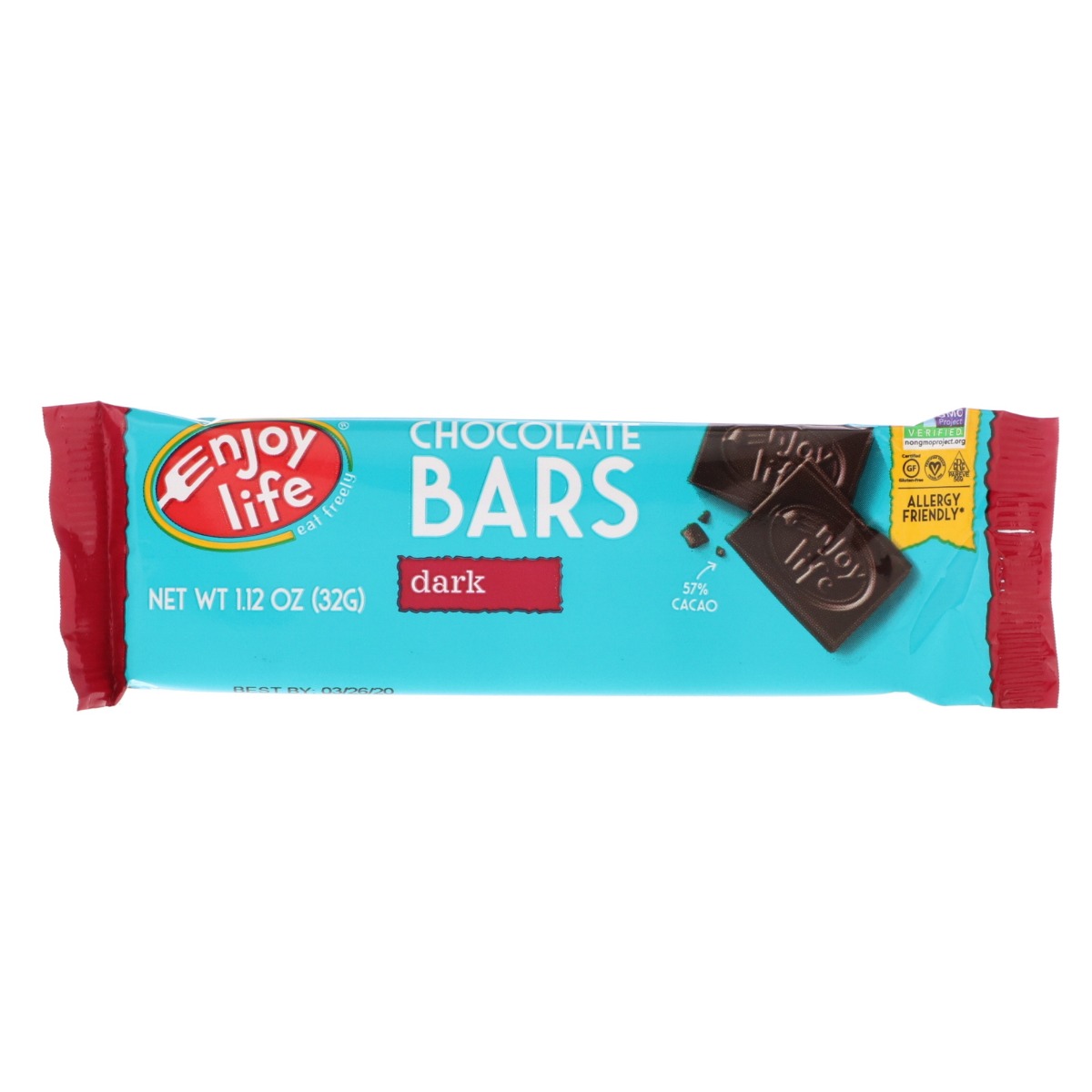 Enjoy Life - Chocolate Bar - Boom Choco Boom - Dark Chocolate - Dairy Free - 1.12 Oz - Case Of 24 - 853522000726