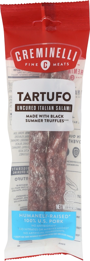 Tartufo Made With Black Summer Truffles Uncured Italian Salami, Tartufo - 853544005242