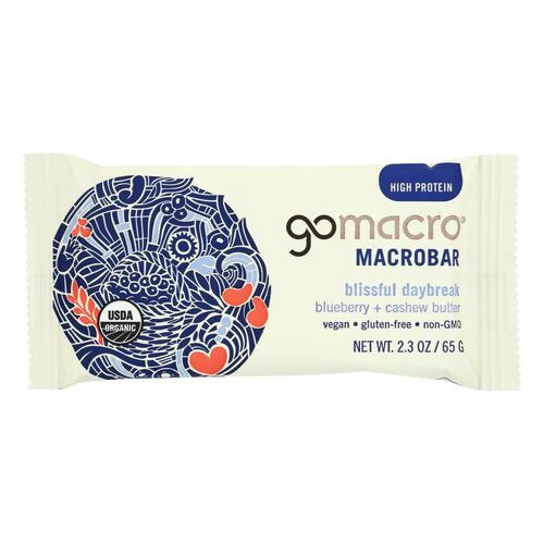 Gomacro Bar - Organic - Bberry - Cashew Butter - Case Of 12 - 2.3 Oz - 0853555006429