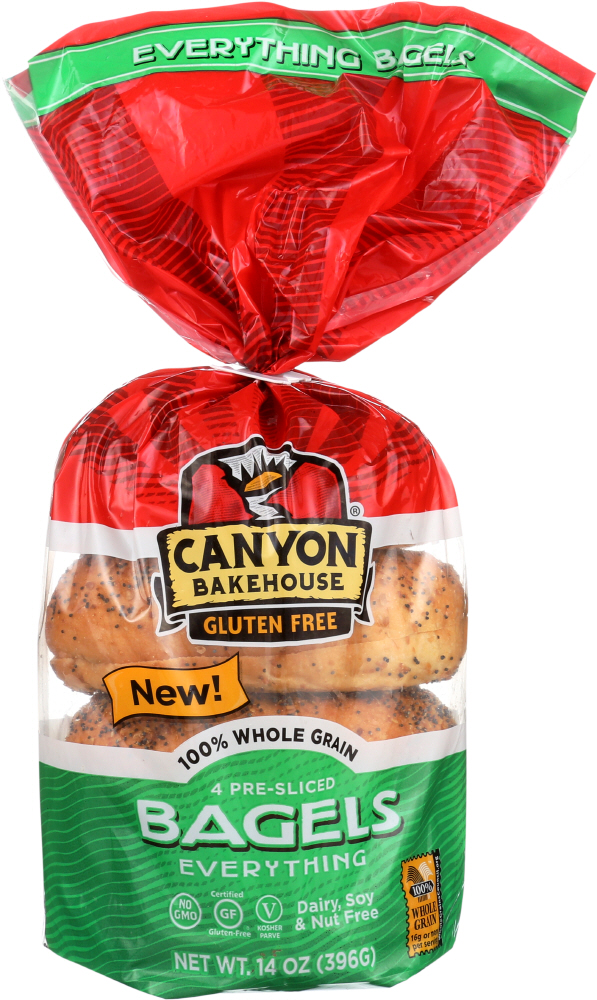 CANYON BAKEHOUSE: Everything Bagel Gluten Free, 14 oz - 0853584002218