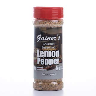  Gainer's Gourmet Seasoning Lemon Pepper  - 853587008071