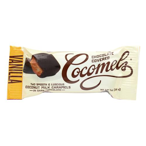 COCOMELS: Vanilla Chocolate Covered Cocomels, 1 oz - 0853610003370