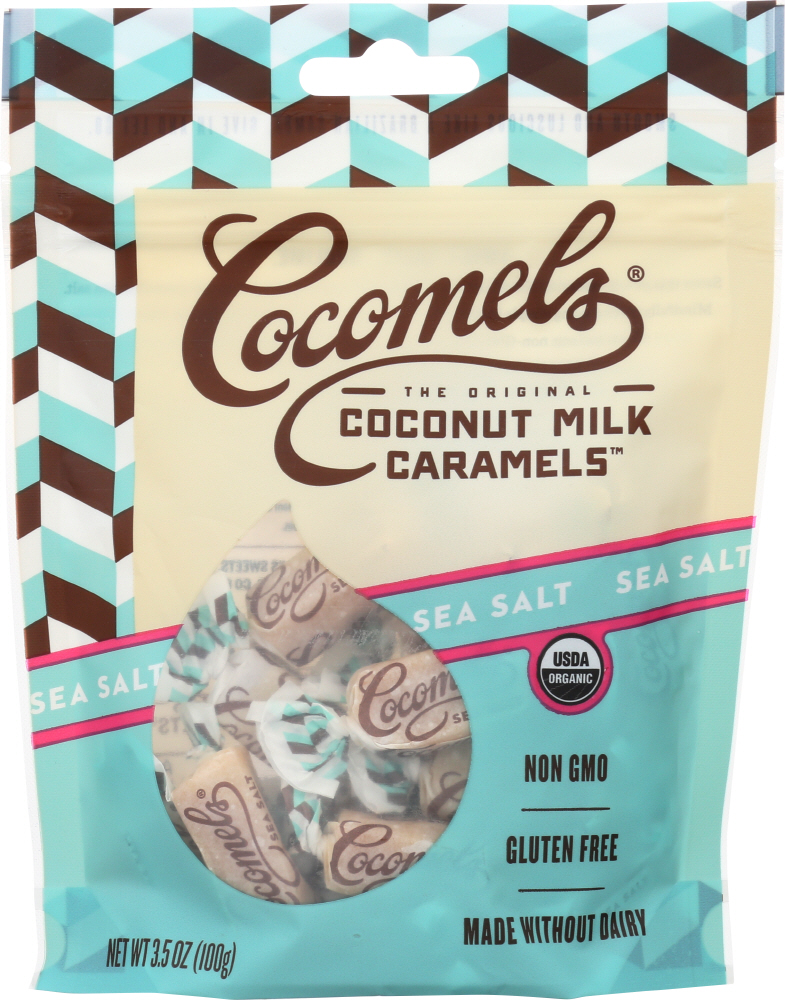 Cocomel - Organic Coconut Milk Caramels - Sea Salt - Case Of 6 - 3.5 Oz. - 0853610003455