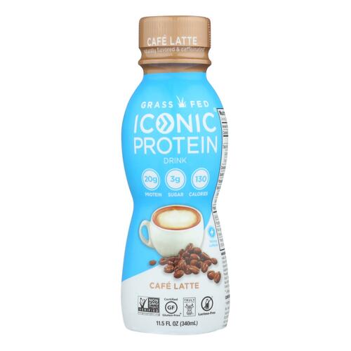 Grass Fed Cafe Latte Flavored Protein Drink, Cafe Latte - 853650004160