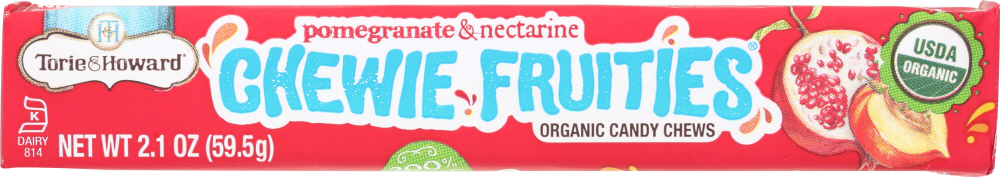 Pomegranate & Nectarine Organic Candy Chews - 853715003411