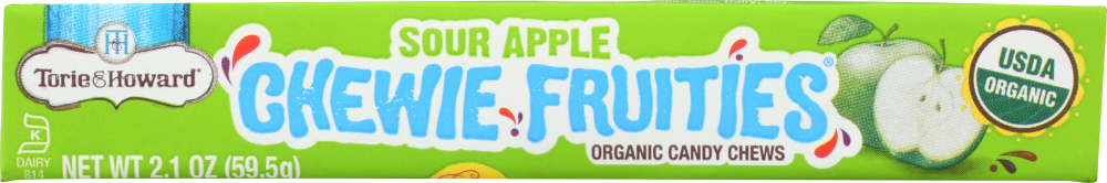 Sour Apple Organic Candy Chews, Sour Apple - 853715003466