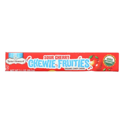 Torie And Howard - Chewy Fruities Organic Candy Chews - Sour Cherry - Case Of 18 - 2.1 Oz. - fermented