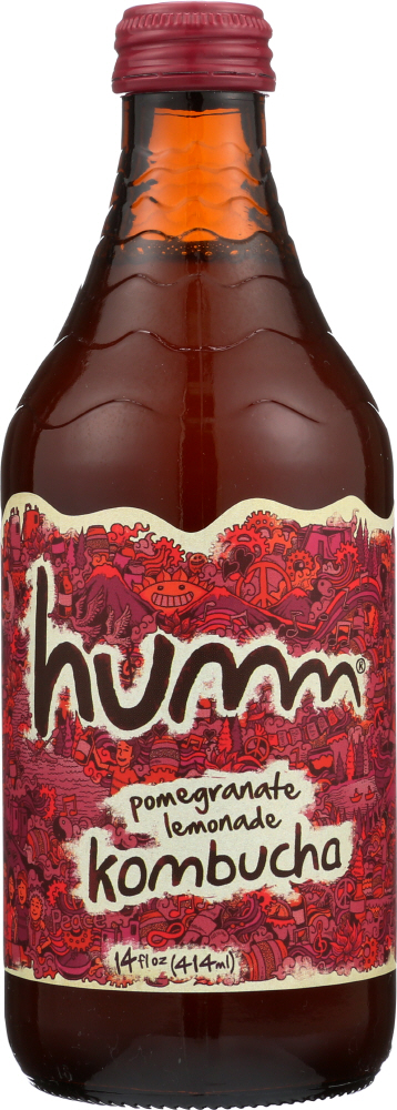 HUMM: Kombucha Pomegranate Lemonade, 14 fo - 0853736005364
