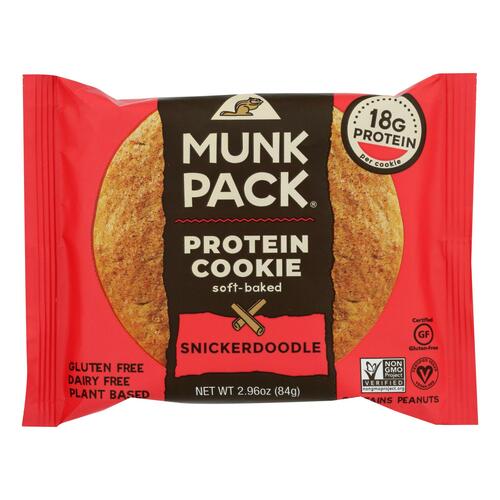 MUNK PACK: Snickerdoodle Protein Cookie, 2.96 oz - 0853787005603