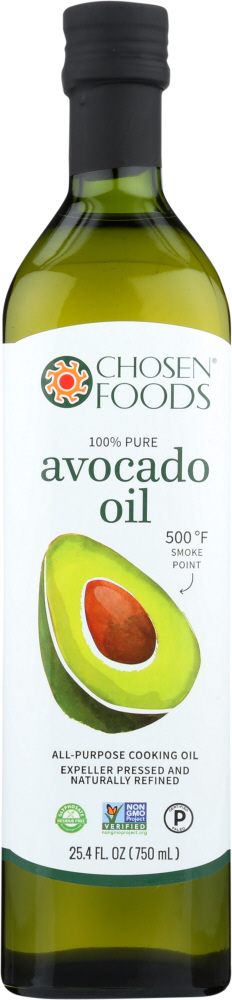 CHOSEN FOODS: Pure Avocado Oil, 750 ml - 0853807005828