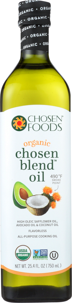 Chosen Blend Safflower, Coconut & Avocado Oil, Chosen Blend - 853807005859