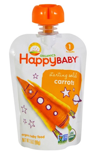 Happy Baby Organic Stage 1 Mixed Carrot - 853826003461