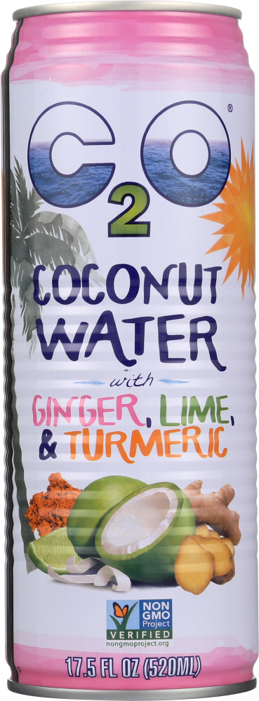 Coconut Water With Ginger, Lime, & Turmeric - 853883003848