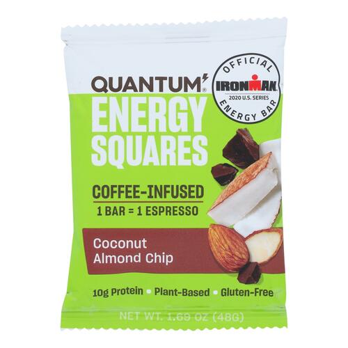 Coconut Almond Chip Energy Squares Bar, Coconut Almond Chip - 853894007033