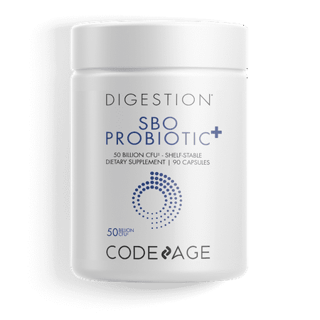 Codeage SBO Probiotic Prebiotic Supplement 50 Billion CFUs Vegan 90 Capsules - 853919008205