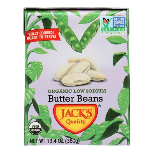 Jack's Quality Butter Beans - Case Of 8 - 13.4 Oz - 854014002938