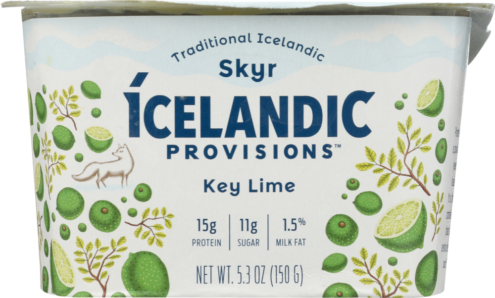 ICELANDIC PROVISIONS: Yogurt Key Lime Skyr, 5.3 oz - 0854074006105