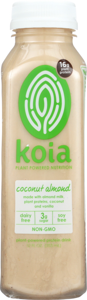 KOIA: Coconut Almond Plant-Powered Protein Drink, 12 oz - 0854092006026