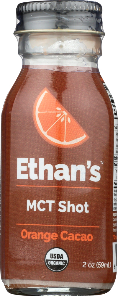 ETHANS: Shot MCT Orange Cacao, 2 oz - 0854124007281