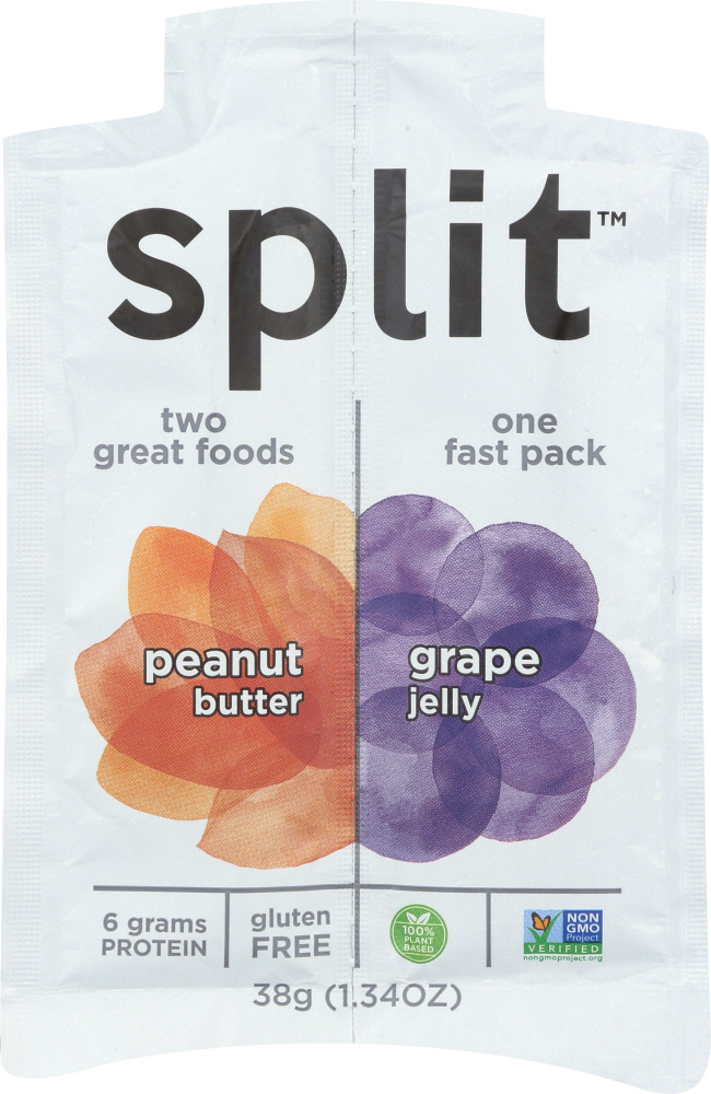 SPLIT NUTRITION: Squeeze Peanut Butter And Grape, 1.34 oz - 0854128008024