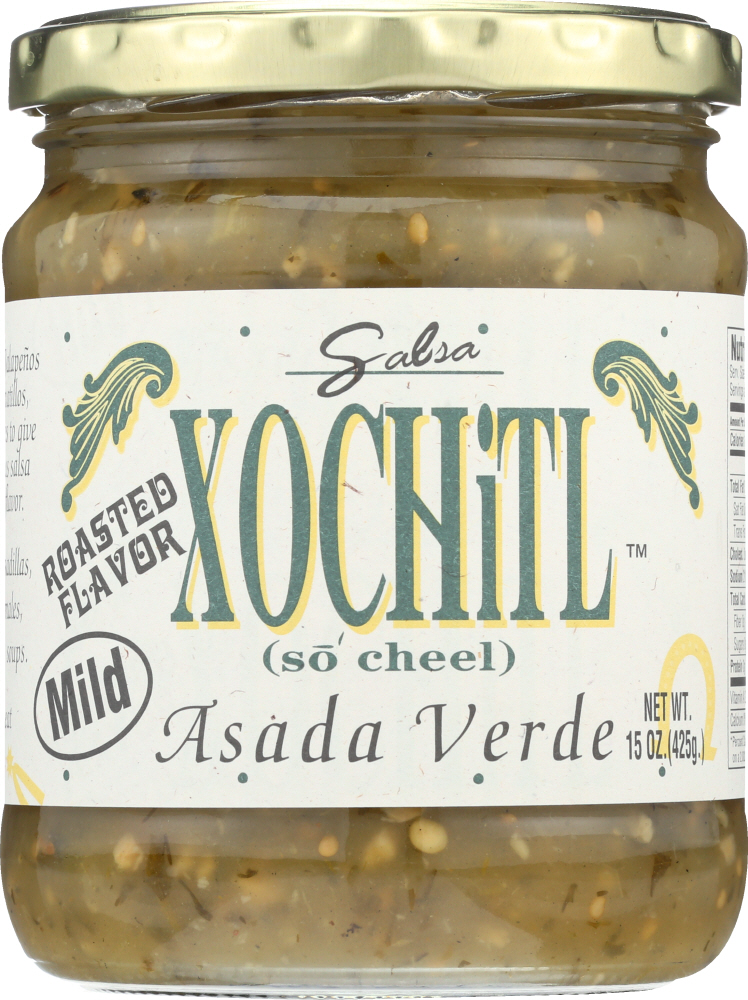 Xochitl Asada Verde - Mild - Case Of 6 - 15 Oz - salsa