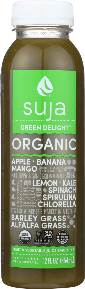 SUJA ESSENTIALS: Organic Green Delight Juice, 12 oz - 0854208005035
