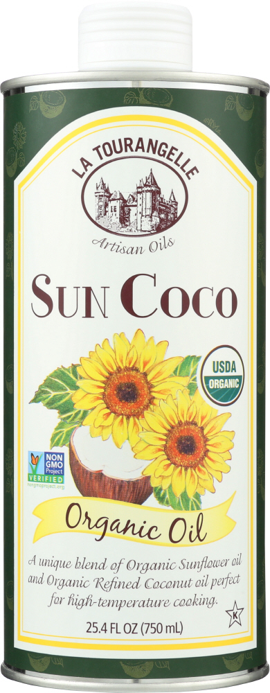 LA TOURANGELLE: Organic Sun Coco Oil, 750 ml - 0854259005268