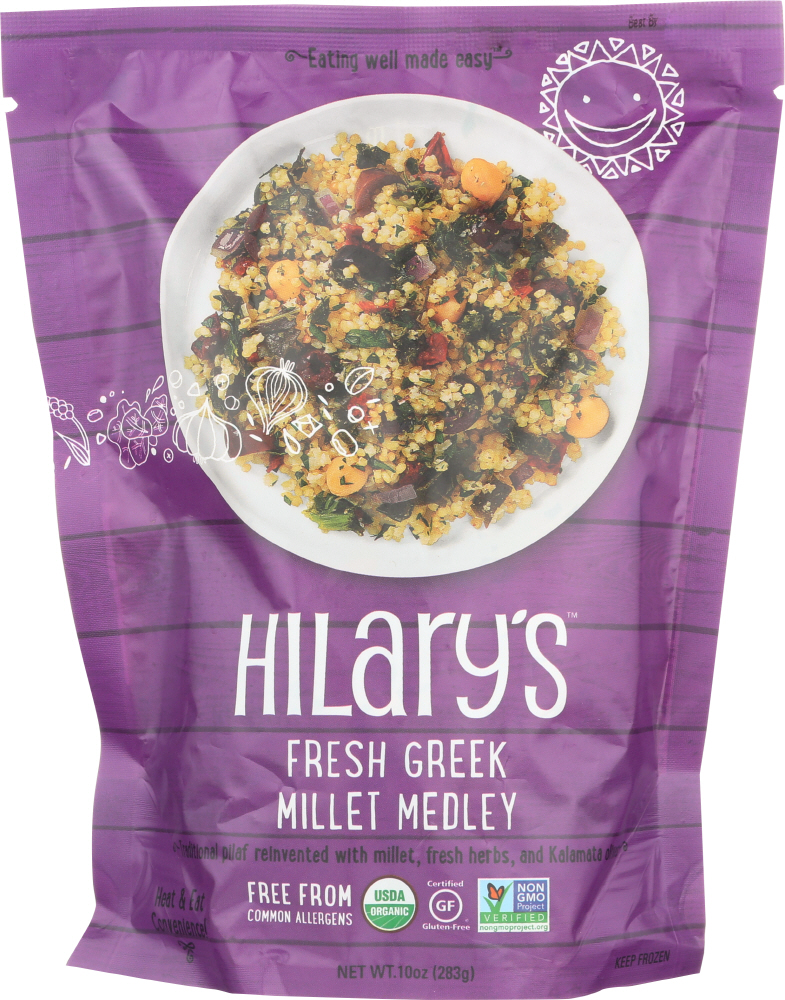 HILARYS EAT WELL: Organic Fresh Greek Whole Grain Medley, 10 oz - 0854262003763