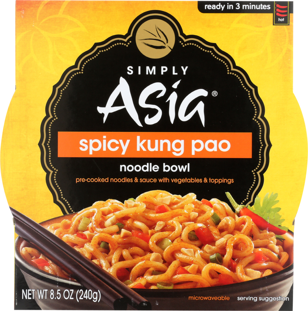 Simply Asia, Noodle Bowl, Spicy Kung Pao - 854285000831