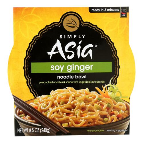  Simply Asia Soy Ginger Noodle Bowl, 8.5 oz (Pack of 6)  - 854285000848