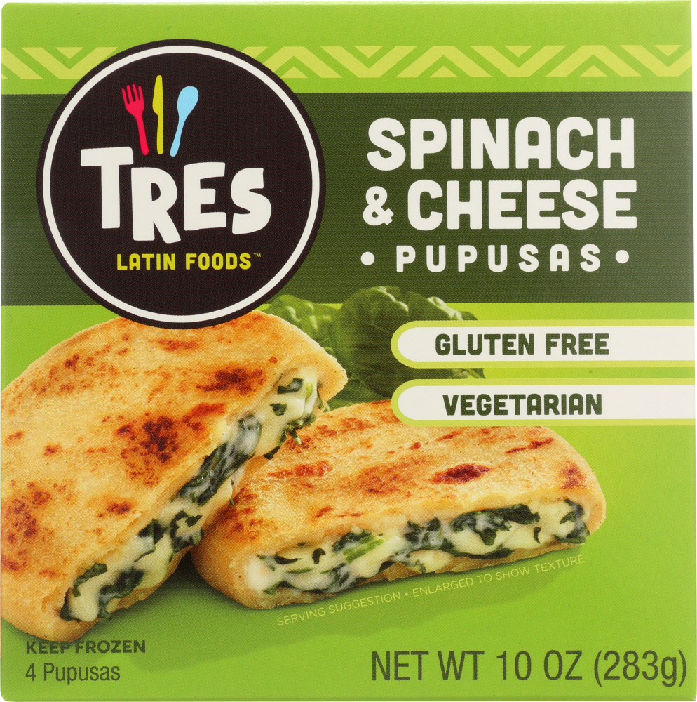 Pupusas Pinach & Cheese Corn Tortillas - 854430002369