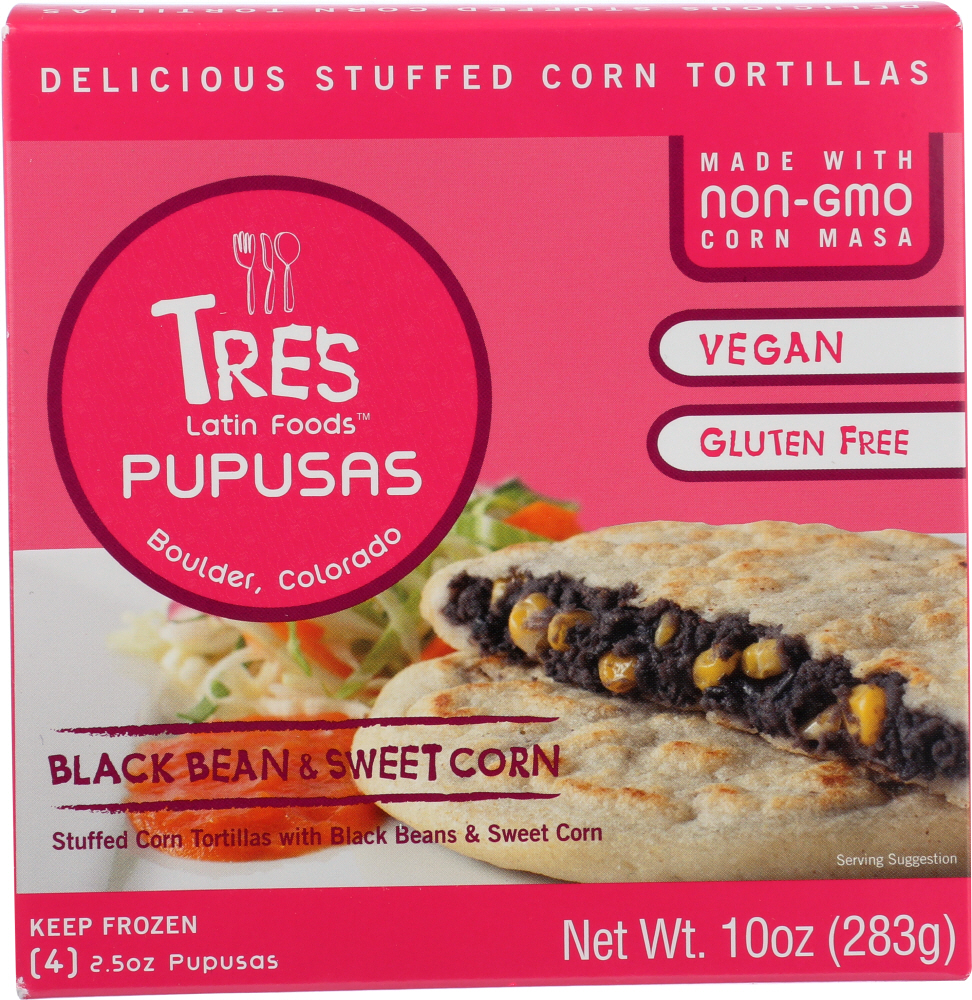 Black Bean & Sweet Corn Pupusas - jumbo