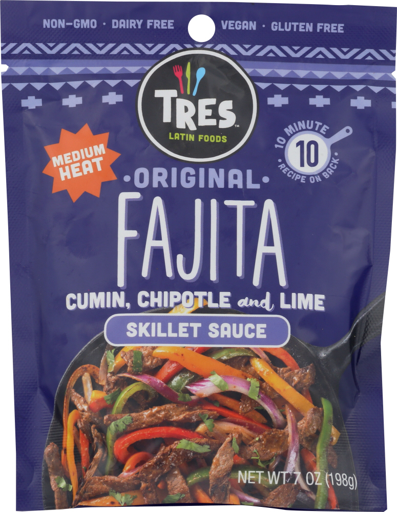 Medium Heat Original Fajita Cumin, Chipotle And Lime Skillet Sauce - 854430002703