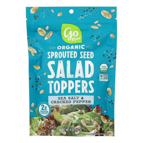 Sea Salt & Cracked Pepper Sprouted Seed Salad Toppers, Sea Salt & Cracked Pepper - sea