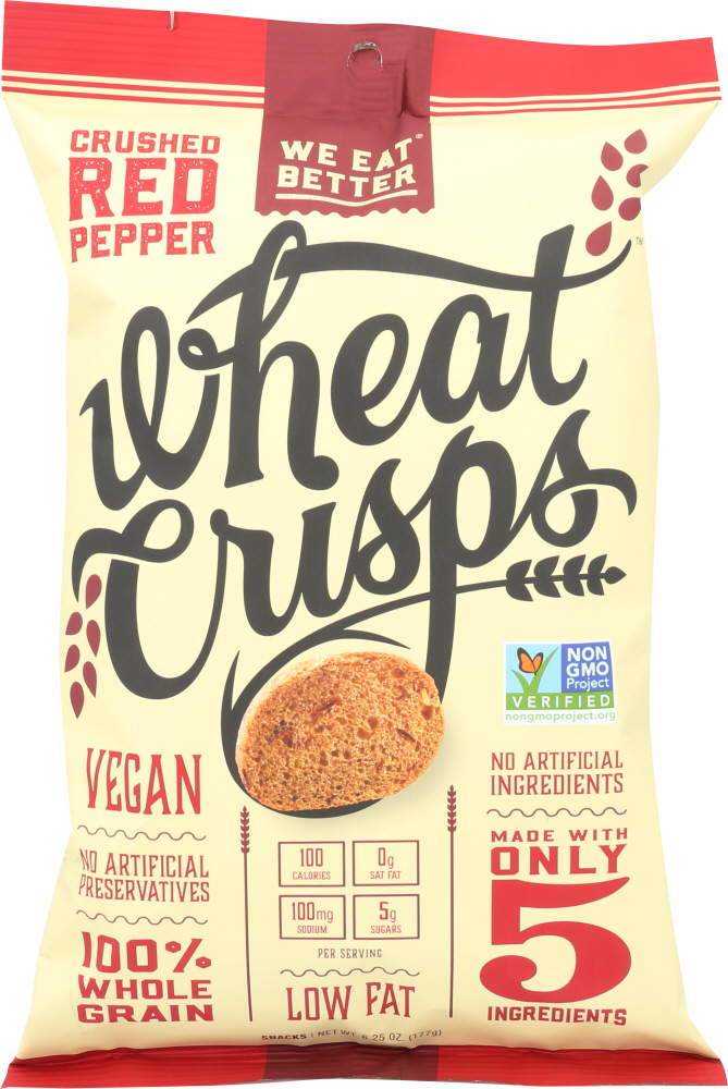 100% Whole Grain Wheat Crisps Snacks - 854530004546
