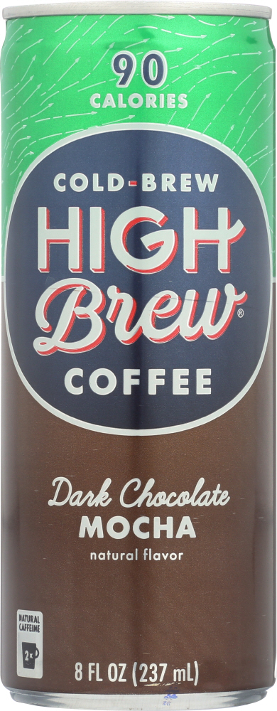 HIGH BREW: Cold-Brew Coffee Dark Chocolate Mocha, 8 oz - 0854560005032