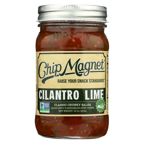 Chip Magnet Salsa Sauce Appeal - Salsa - Cilantro - Lime - Case Of 6 - 16 Oz. - 854616007027