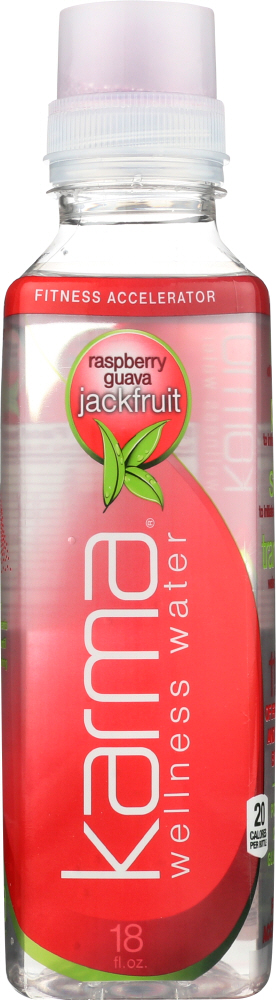 KARMA: Wellness Water Raspberry Guava Jackfruit, 18 oz - 0854651003107