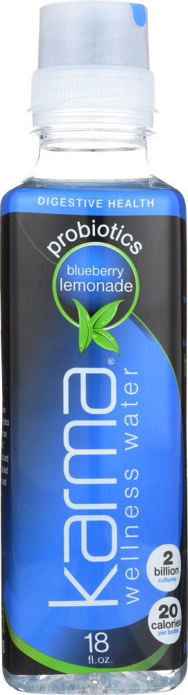 Karma Wellness Water, Blueberry Lemonade Probiotics Drink - 854651003633