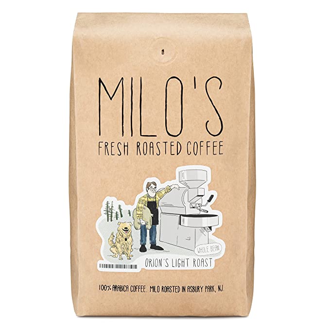  Milo's Specialty Grade Coffee, Light Roast 100% Arabica Ground Coffee, 2lb bag  - 854724006332