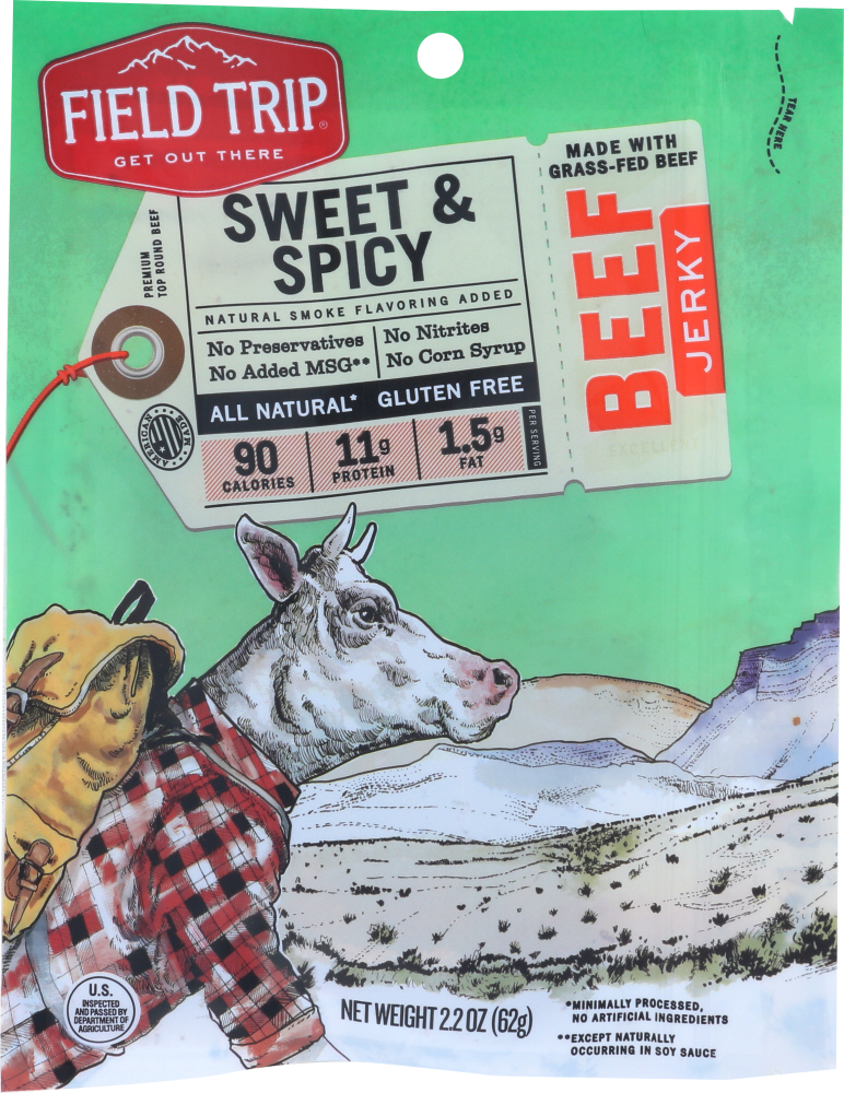 FIELDTRIP: Jerky Beef Honey Spice #11, 2.2 oz - 0854966005018