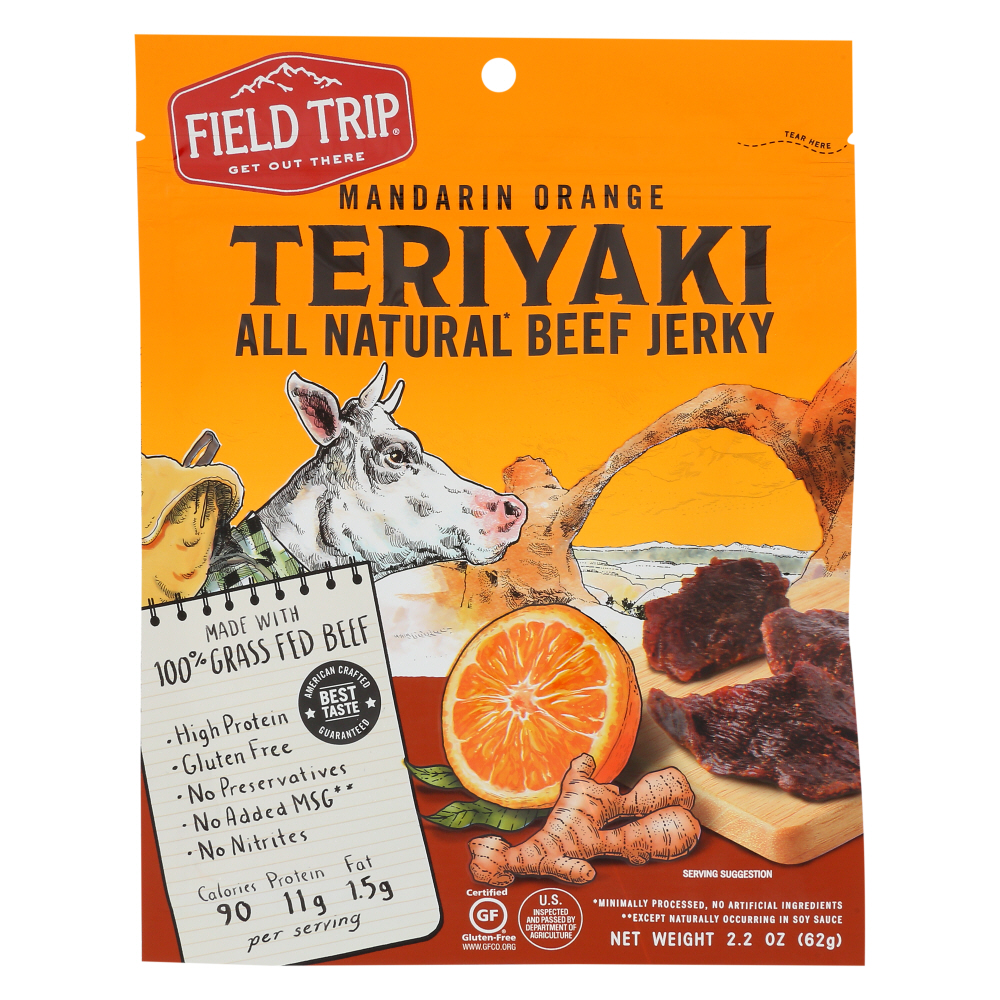 FIELDTRIP: Jerky Beef Teriyaki #23, 2.2 oz - 0854966005025