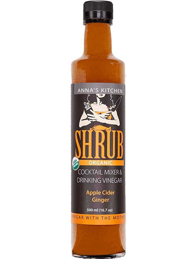 Organic Apple Cider Ginger Shrub - Drink & Cocktail Mix - 854974008087