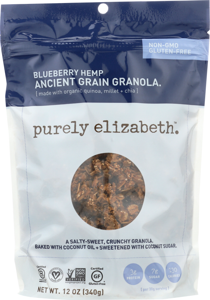 Ancient Grain Granola., Blueberry Hemp - 855140002168