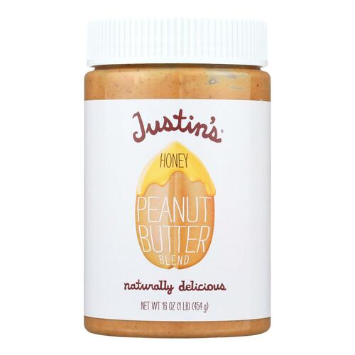 Justin's Nut Butter Peanut Butter - Honey - Case Of 12 - 16 Oz. - 855188003035